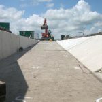 De tunnel is ontdaan van de laatste bekisting