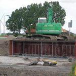 aanleg van fietsberging