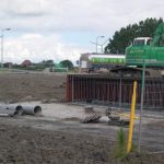 aanleg van fietsberging