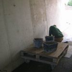 Afwerking tunnelwand