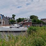 Zeilboot aanvaring brug Tjerkwerd 1