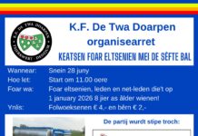 K.F. De Twa Doarpen organiseert gezellige kaatspartij voor jong en oud